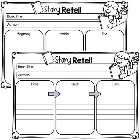 Story Retell Worksheets Top Teacher