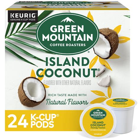 Green Mountain Coffee Roasters Organic Island Coconut, Keurig K-Cup Pod