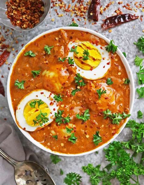 Easy Egg Curry Recipe Savory Spin