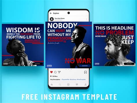 Instagram Feed Template Free Psd Templates