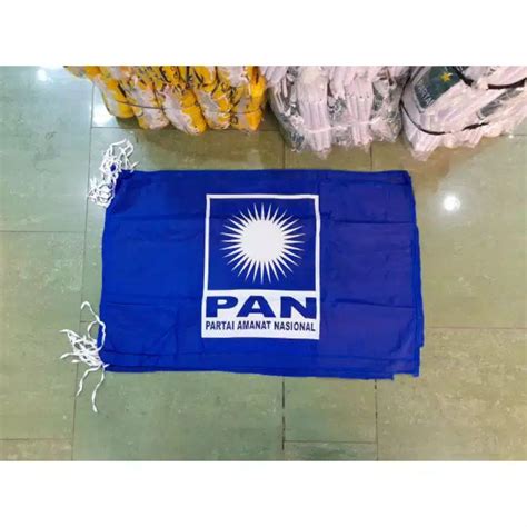 Jual Bendera Pan Bendera Sablon Partai Amanat Nasional Bendera Custom