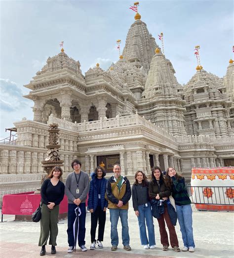 World Religions Class Visits The Second Largest Hindu Temple In The