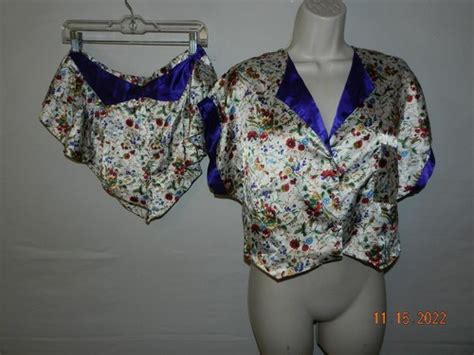 Vintage S Satin Flutter Bikini Panties High Cut F Gem