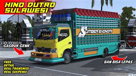 SULAWESI MBOIS BANYAK VARIAN MUATAN MOD TRUCK HINO DUTRO SULAWESI