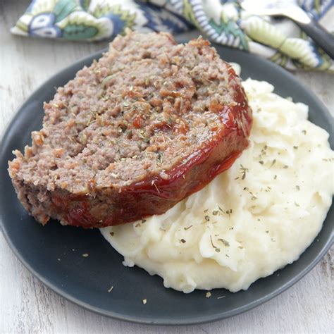 Meatloaf And Mashed Potatoes