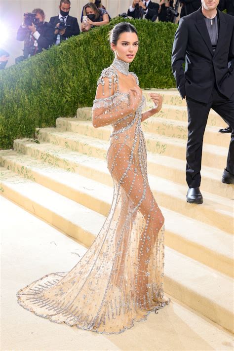 Kendall Jenner Channels My Fair Lady At Met Gala In Nearly Nude