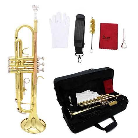 Buy Bb B Flat Trumpet Exquisite Brass Trumpet Kit With