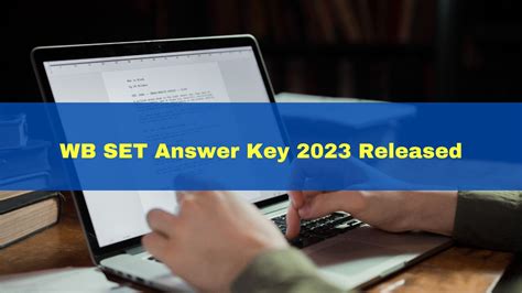 WB SET Answer Key 2023 Released At Wbcsc Org In Check Qualifying Marks