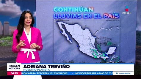 Las lluvias van a continuar en algunos estados de México Noticias con