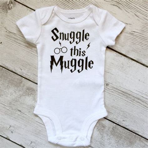 Harry Potter Snuggle This Muggle Baby Onesie Harry Potter Baby