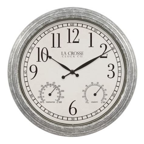 La Crosse Technology Silas Indoor/Outdoor Wall Clock, 14 in - Ralphs