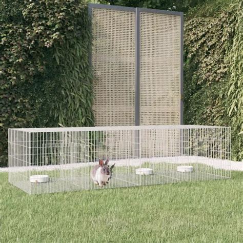 Lay Cage Lapin Panneaux X X Cm Fer Galvanis S