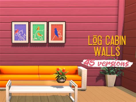 Log Cabin Walls Simsworkshop