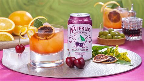 Black Cherry Southside Waterloo Sparkling Water