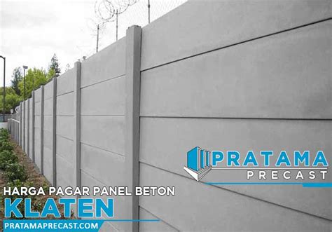 Harga Pagar Panel Beton Klaten Terbaru Promo 2025 Terpasang