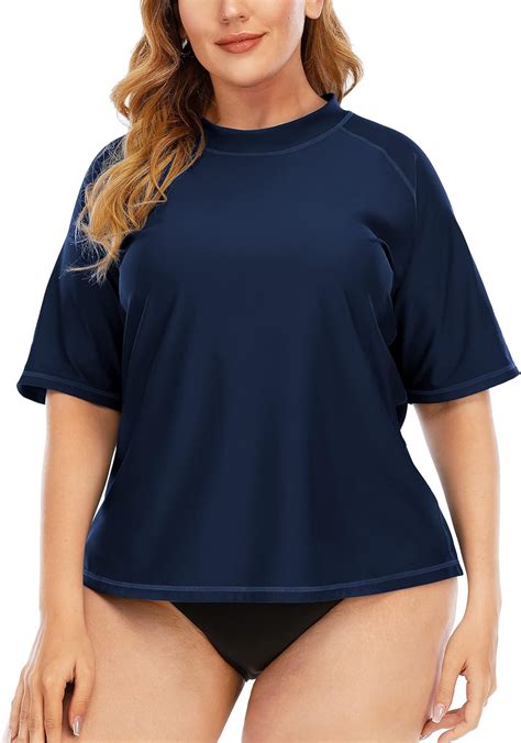 Rash Guard Swim Shirts Plus Size Sale