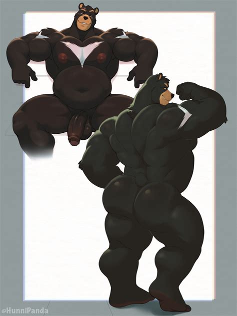 Rule Absurd Res Anthro Arm Markings Ass Back Muscles Balls Bear Belly Big Ass Big Butt