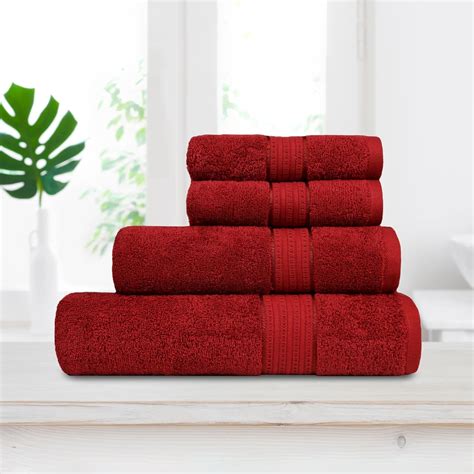 Trident Towel Set Celebration Ting Collection 4 Pieces Set 1 Bath