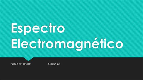 Solution Espectro Electromagn Tico Studypool