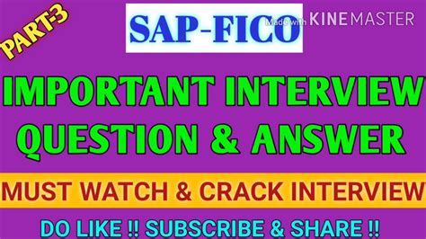 Sap Fico Job Interview Question With Answer Sap Interview Q A Part