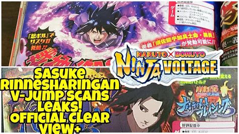 Nxb Nv 🔥 Sasuke Rinnesharingan Leaks V Jump Ok He Can Be Oper 🔥 Naruto X Boruto Ninja