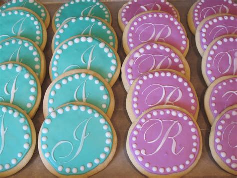 Summer S Sweets Monogrammed Sugar Cookies