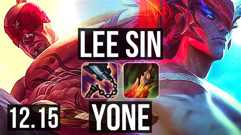 Lee Sin Vs Yone Mid Games Legendary M Mastery