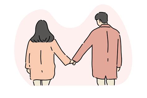 Couple Holding Hand Together Relationship Romantic Concept