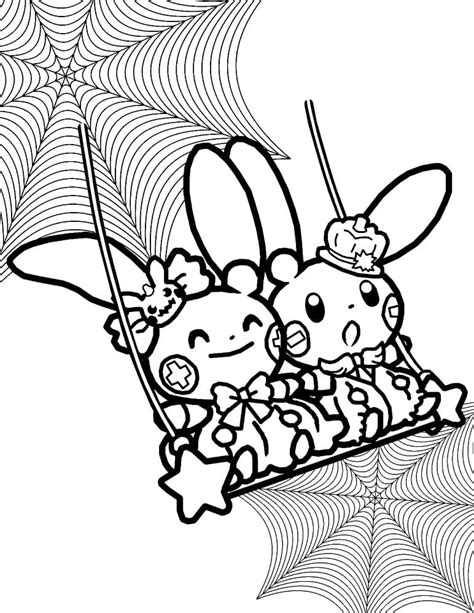 Mimikyu Pokemon Halloween Coloring Page Free Printable Coloring Pages