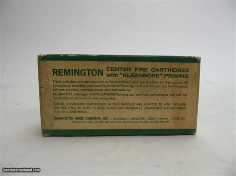 Remington Kleanbore S W Long Grain Lead Empty Box