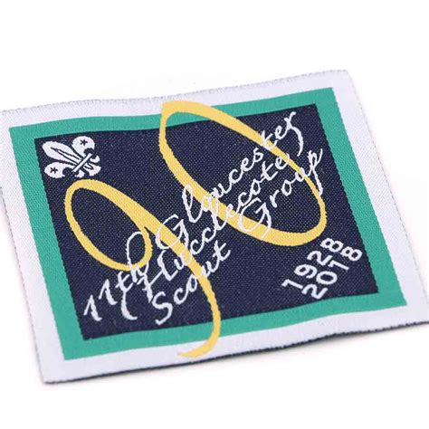 Photo gallery of woven logo labels