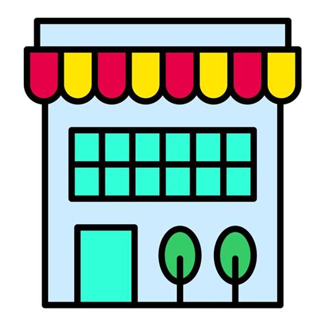 Premium Vector Store Flat Illustration