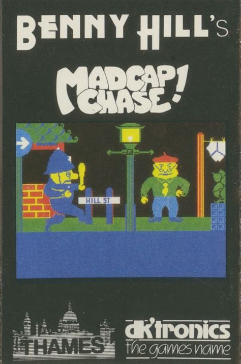 Benny Hill S Madcap Chase Zx Spectrum Box Cover Art Mobygames