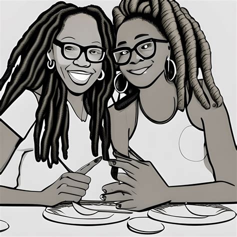 Disegni Da Colorare Di Donne Afroamericane In Bianco E Nero Creative