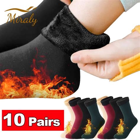 1 2 3 5 10pairs Thermal Socks Women Winter Warm Thicken Fleece Short Socks Cashmere Wool