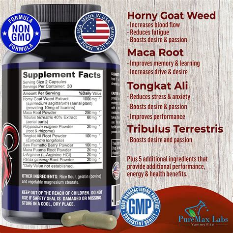 Horny Goat Weed Extra Strength With Maca L Arginine Ginseng