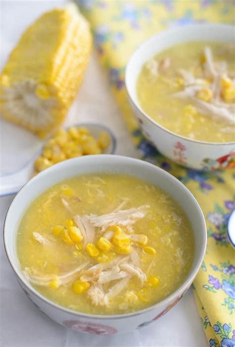 Chicken And Sweetcorn Soup Lisas Lemony Kitchen