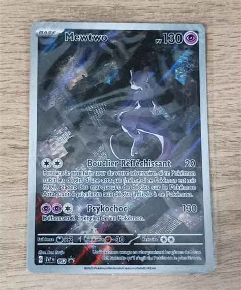 MEWTWO SVP 052 Carte Pokémon Promo EV3 5 151 FR Scellé EUR 23 90