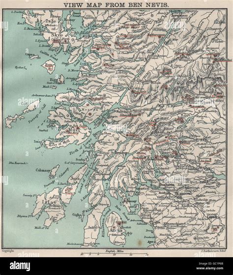 Map Of Ben Nevis Hi Res Stock Photography And Images Alamy