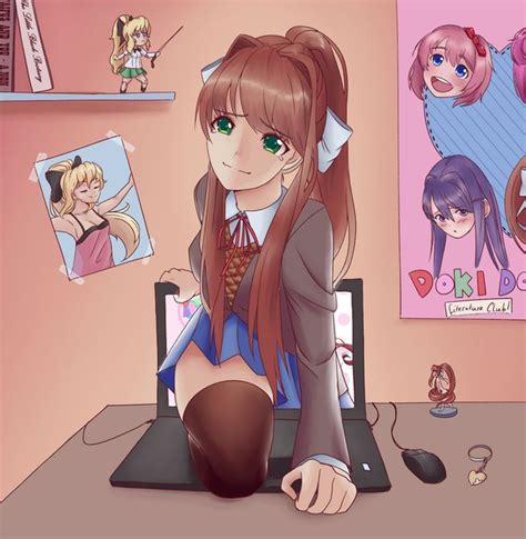 Doki Doki Literature Club Doki Doki Literature Club Coisas Para Desenhar Desenhos De Anime