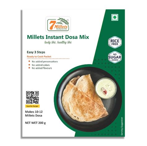 Millets Idli Mix Wholesome And Delicious South Indian Delicacy At