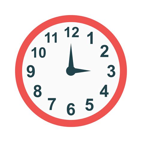 Round Wall Clock Three Oclock 35508473 Png