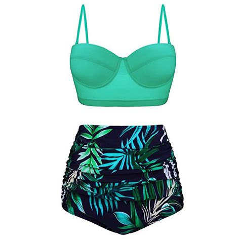 Strap Floral Swimsuit Sexy High Waisted Bikini High Quality Fabric Beach Outfit Y Shopee