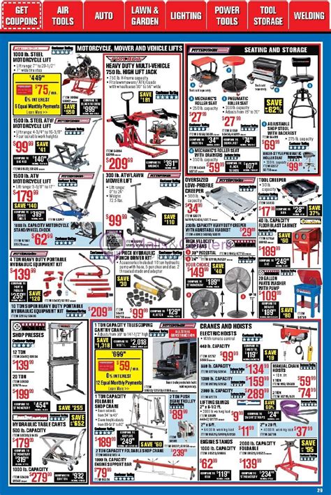 Harbor Freight Tools Weekly Ad Sales And Flyers Specials Mallscenters