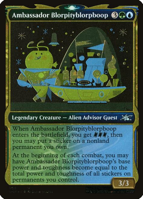 Ambassador Blorpityblorpboop Magic The Gathering Mtg Cards