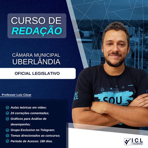 Curso De Reda O Para O Concurso Da C Mara Municipal De Uberl Ndia