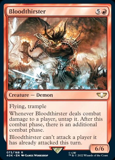 ≫ Mtg Bloodthirster Decks And Prices January 2025 • Mtg Decks