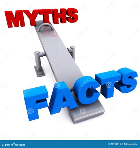 Myth Versus Facts Stock Illustration Illustration Of Versus 27948515