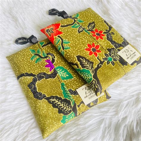 Ready Stok Pocket Tissue Batik Doort Beg Kraft Batik