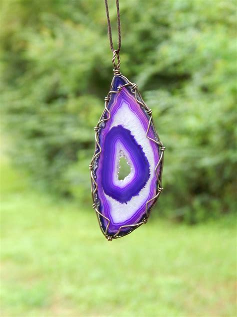 Agate Suncatcher Geode Suncatcher Boho Bedroom Decor Unique Etsy